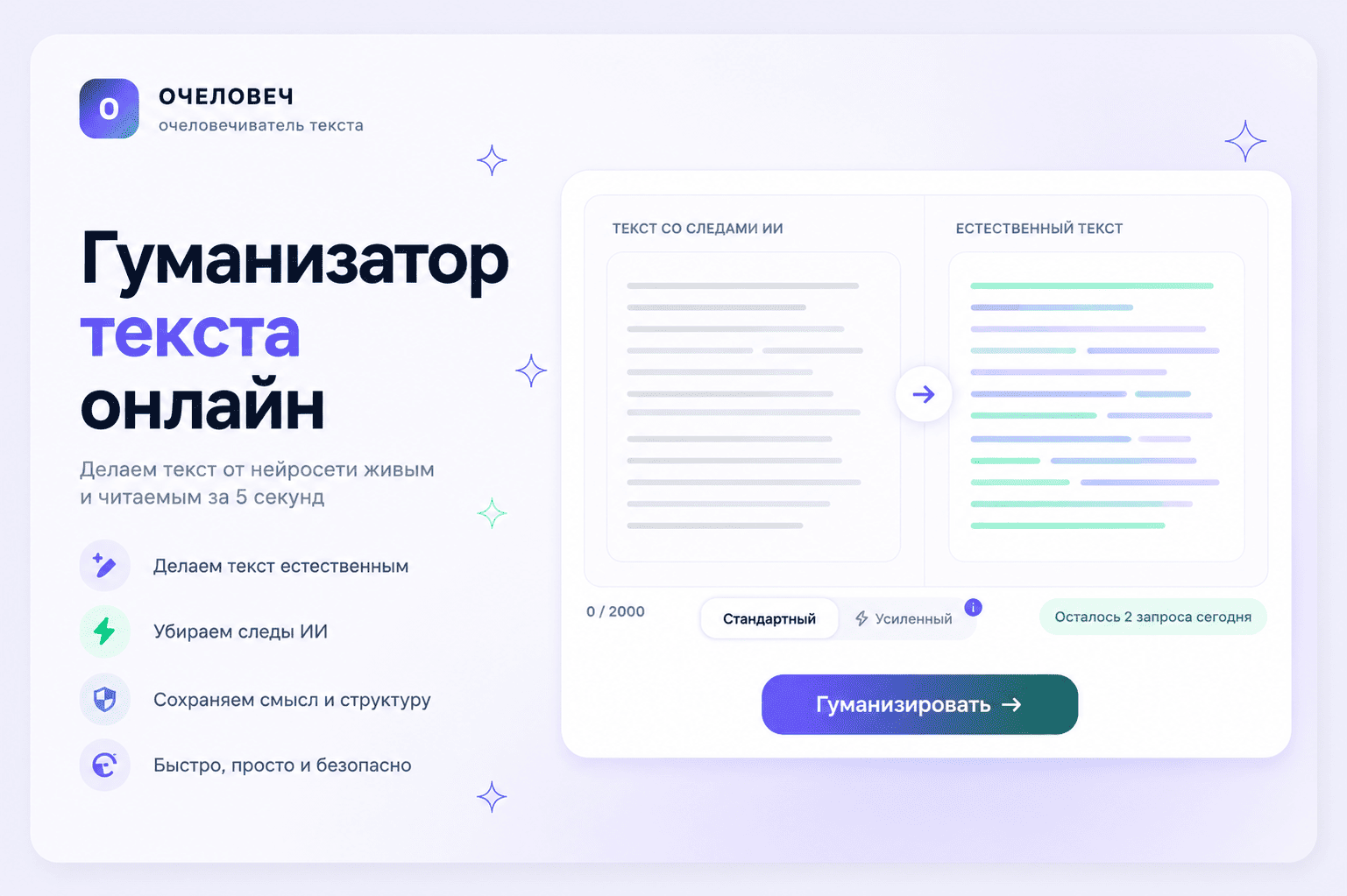 Гуманизатор текста онлайн